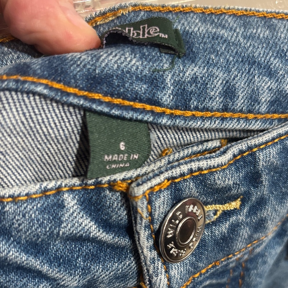 Wild Fable High-Waisted Flare Jeans in Denim Blue - Picture 6 of 6